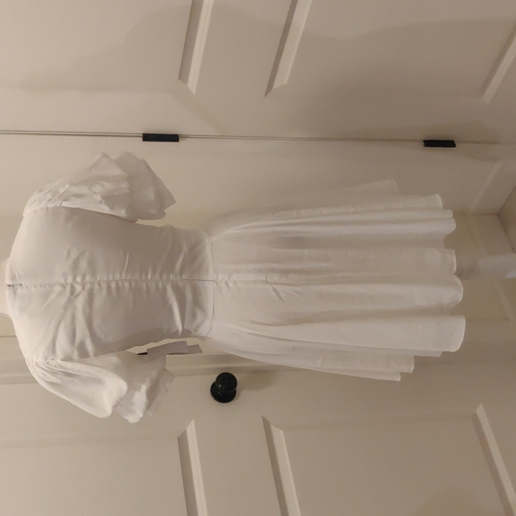 New! 1. State Tiered short Bubble Sleev Dress sz XS - Picture 8 of 16